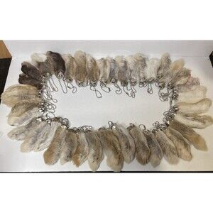 Bulk Lot 75 Lucky Rabbits Foot Keychains